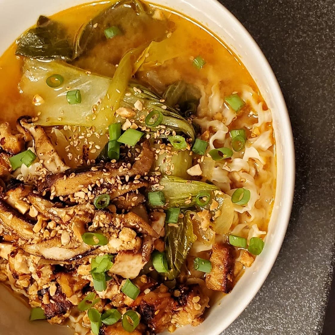 Vegan Mushroom Miso Ramen