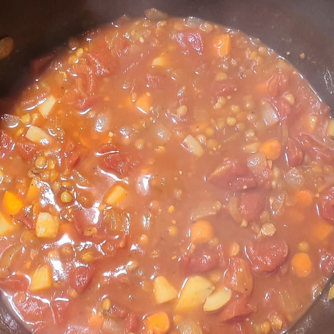 Tomato Lentil Soup