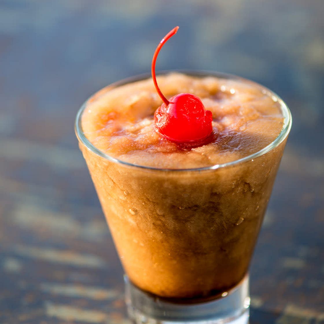Bourbon and coke slushy