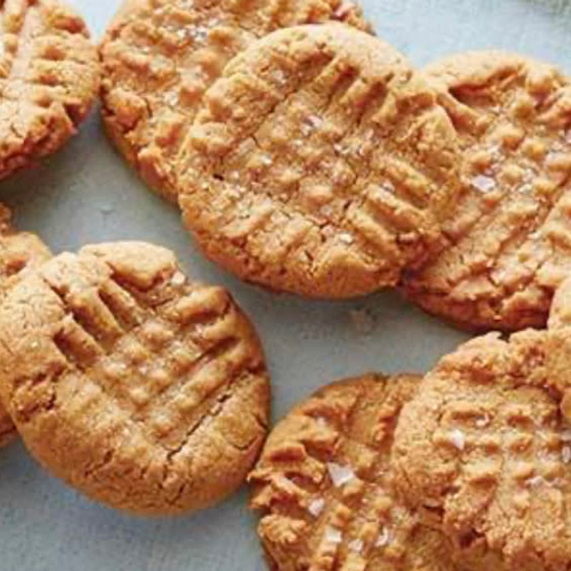 4-ingredient GF Peanut Butter Cookies