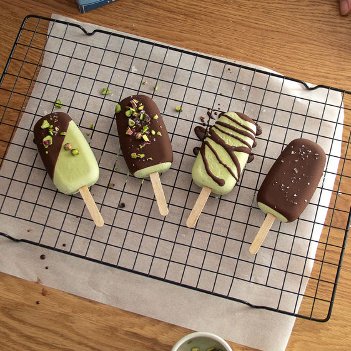 PISTACHIO ICE CREAM BARS