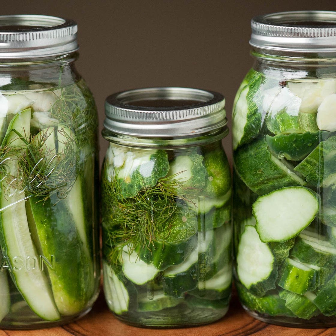 Easy Refrigerator Dill Pickles