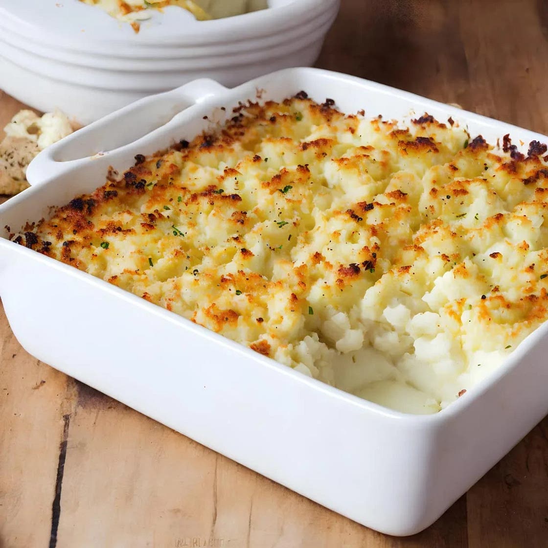 Cauliflower and Potato Gratin