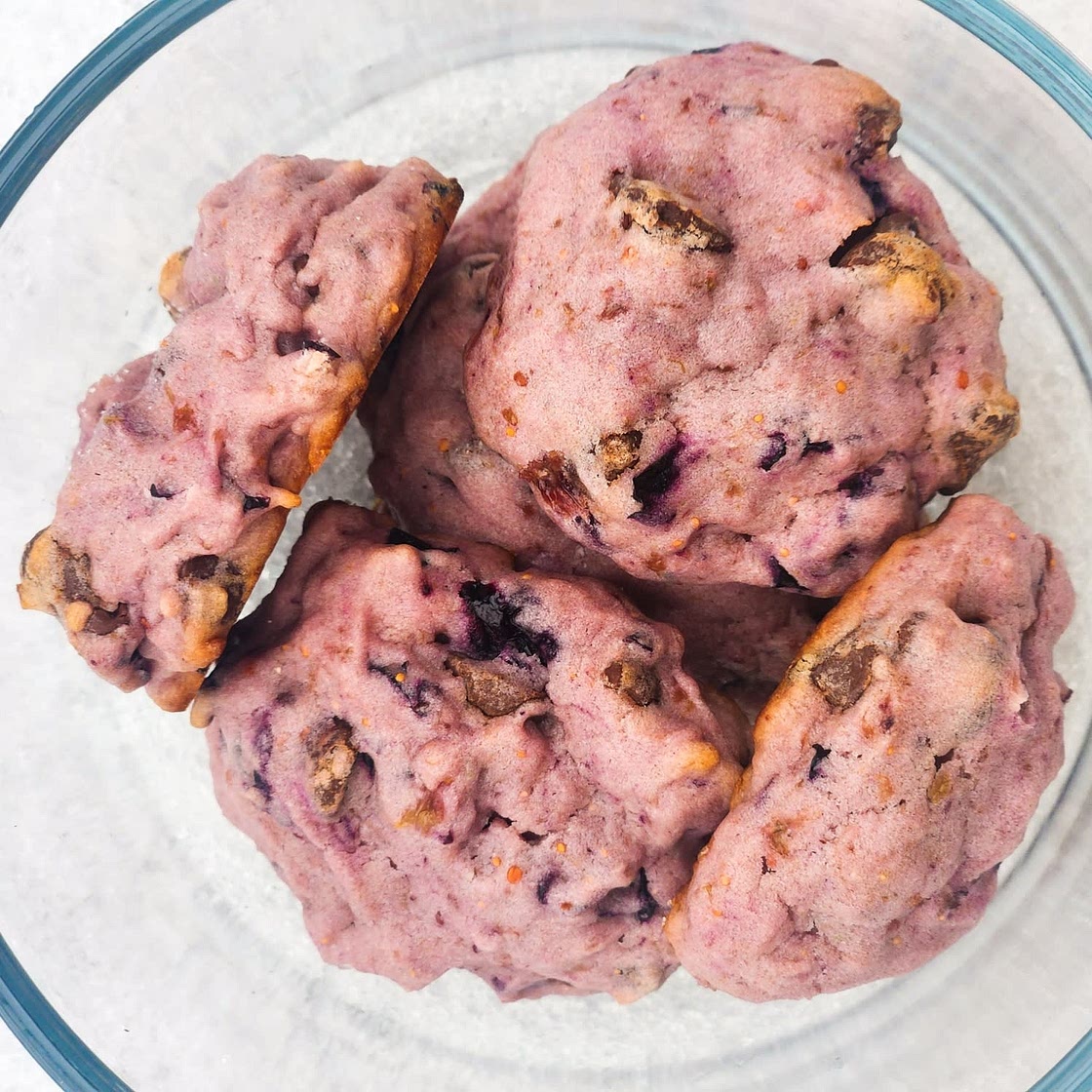 Blue(berry) Cookies | Vegan & Naturally Blue!