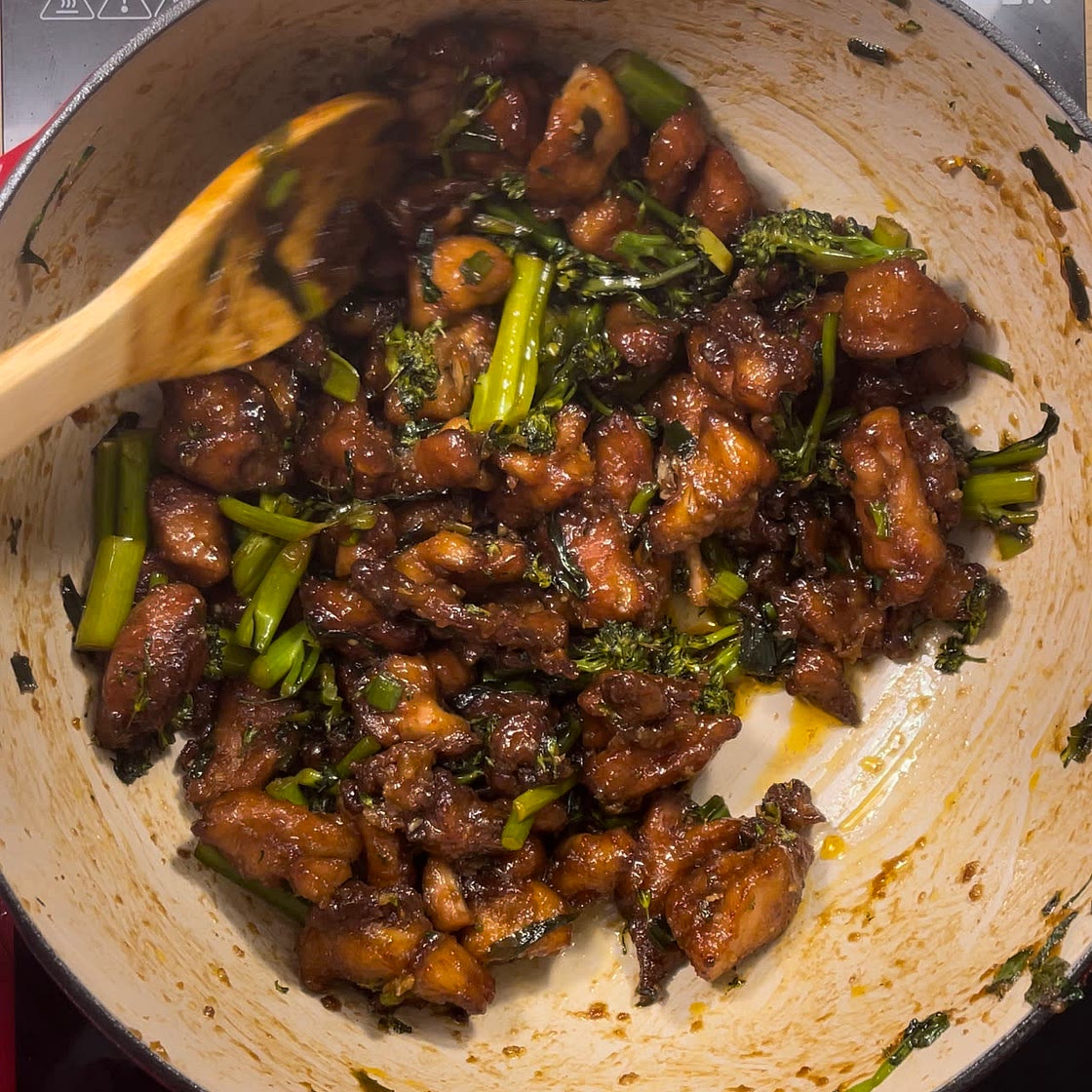 General Tso Chicken and Broccoli 
