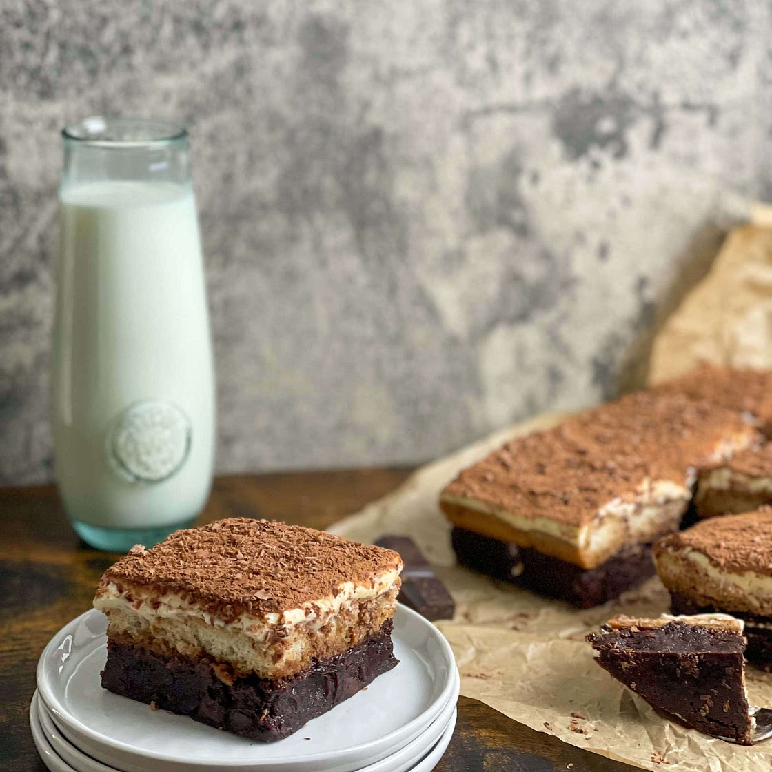 Tiramisu Brownies