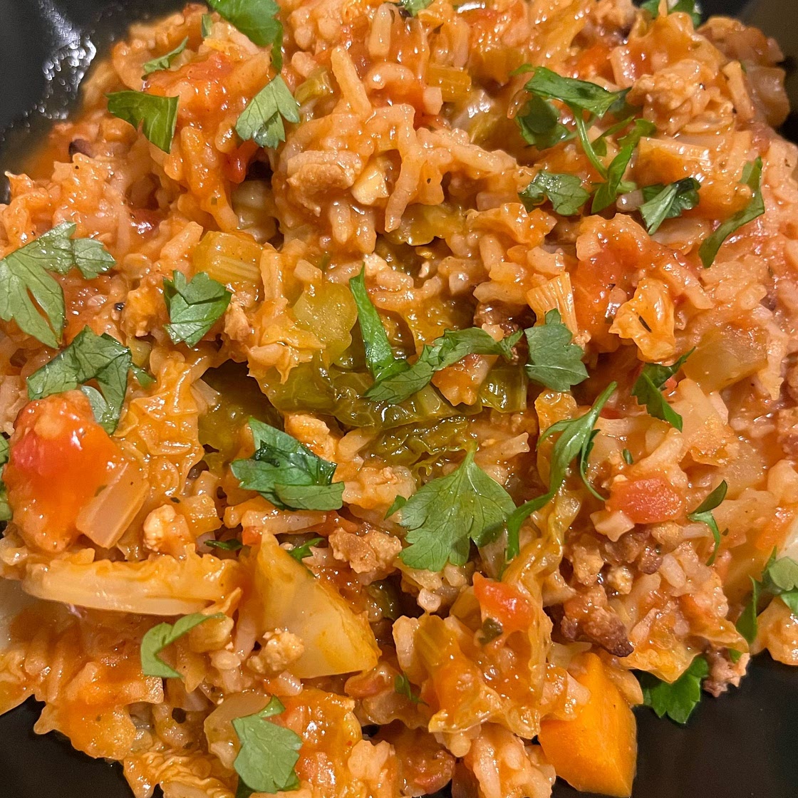 Easy Vegan Cabbage Roll Soup