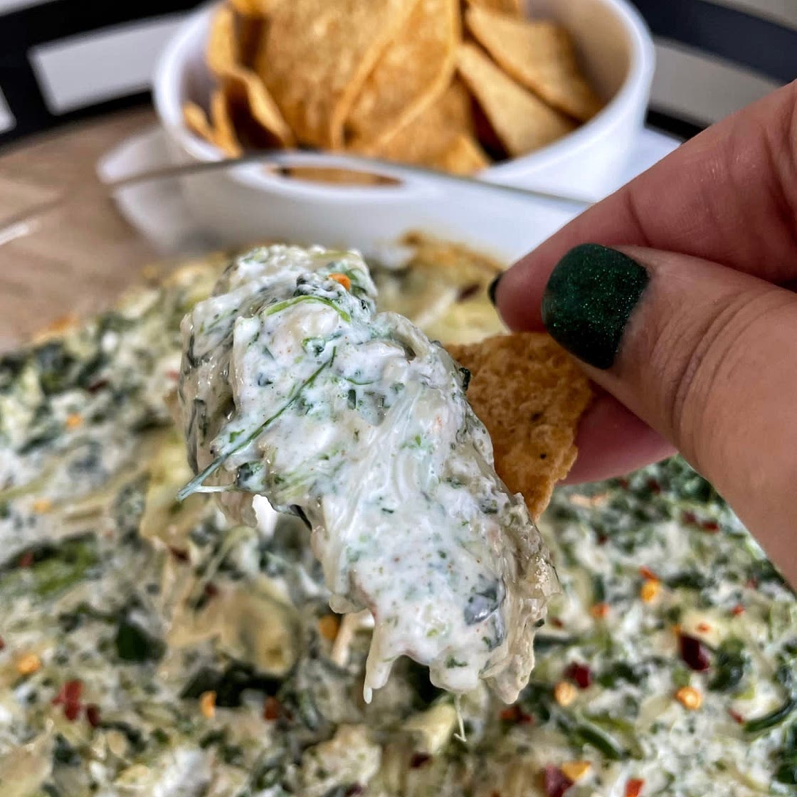 Spinach artichoke dip