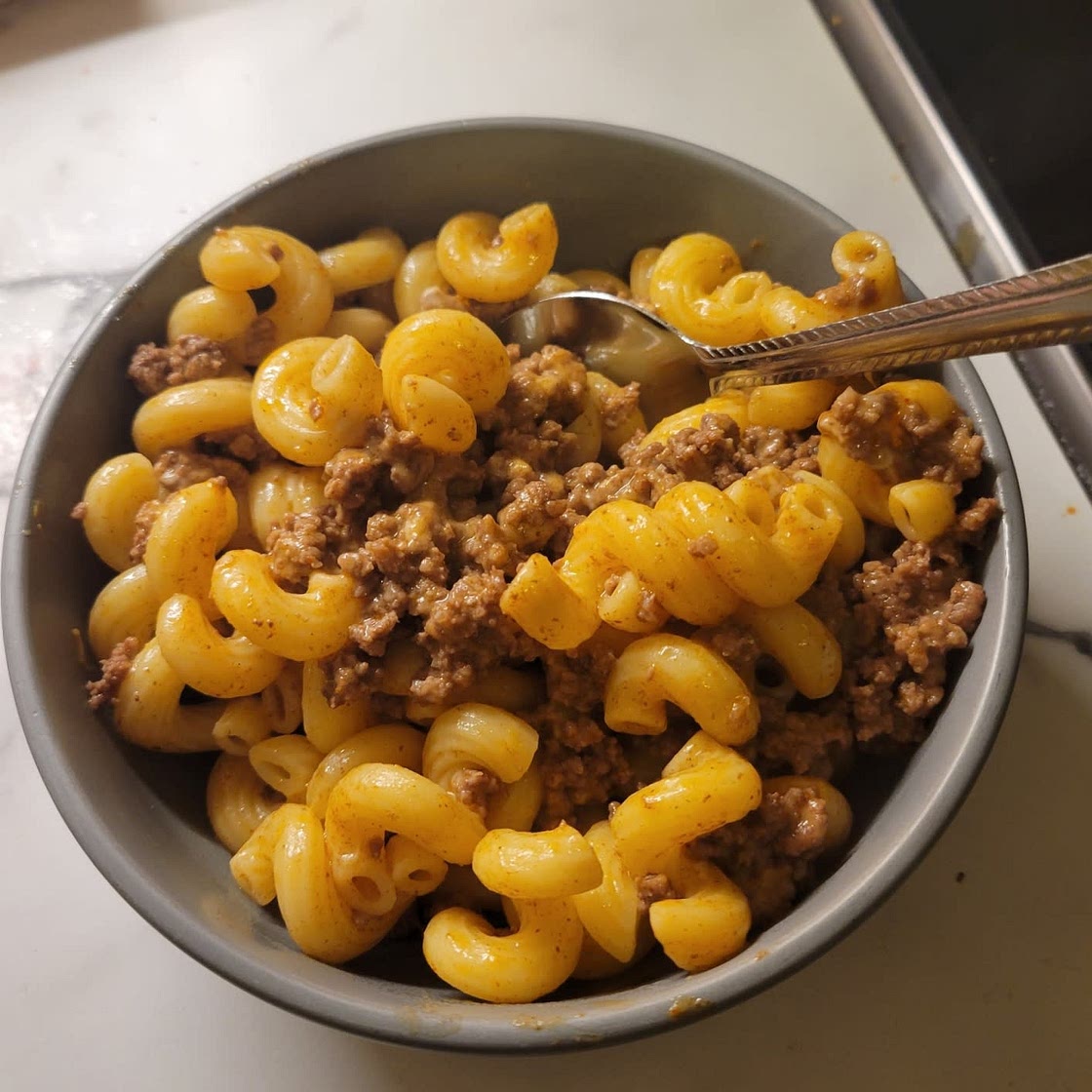 Cheesy Taco Pasta