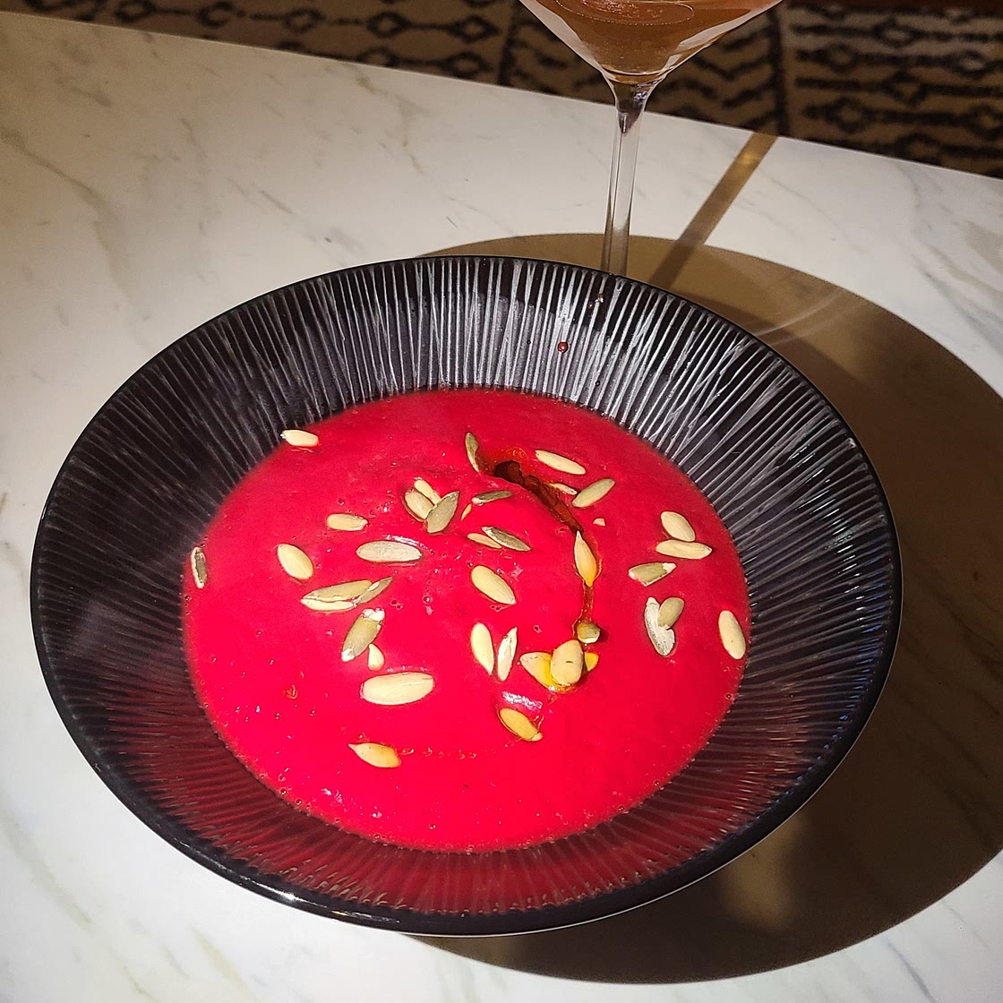 Beet cream with ginger