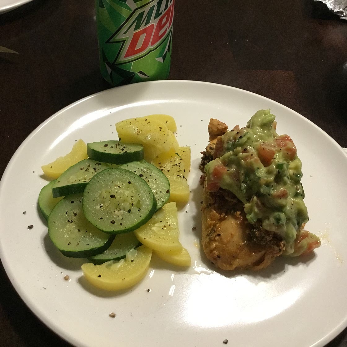 Grilled Chicken with Avocado Salsa