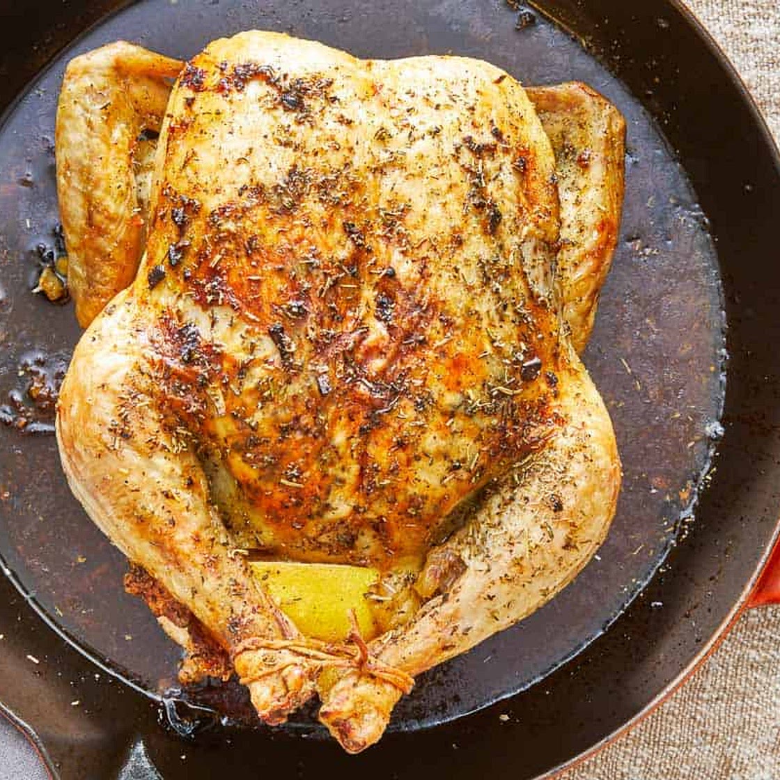 Easy Oven Roasted Chicken