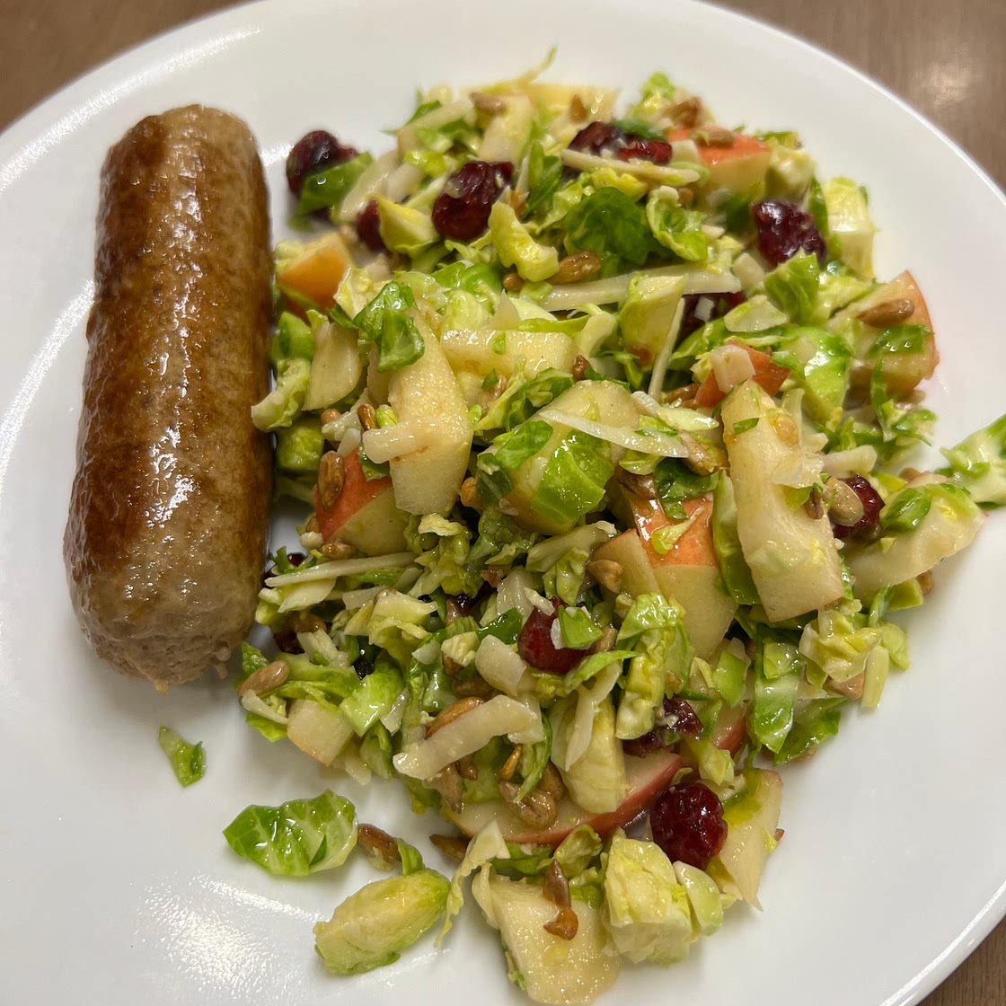 Shaved Brussel Sprouts Salad