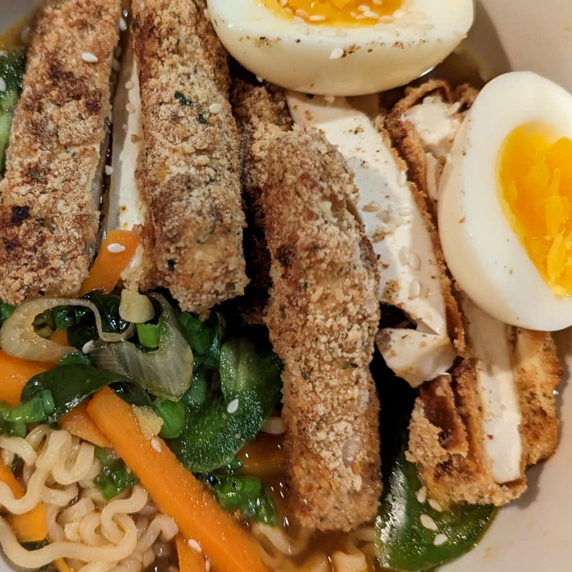 Vegan Tofu Katsu Miso Ramen
