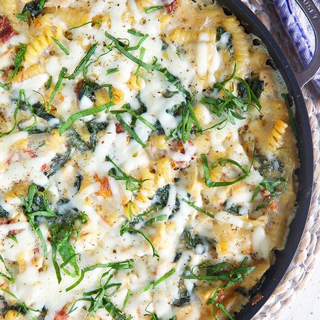 Baked Chicken Florentine Pasta
