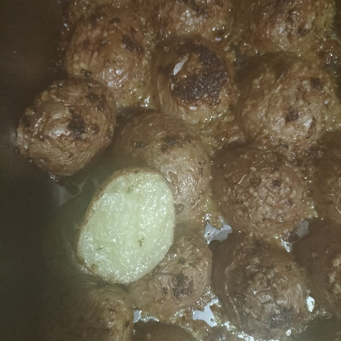CRISPY PARMESAN POTATOES