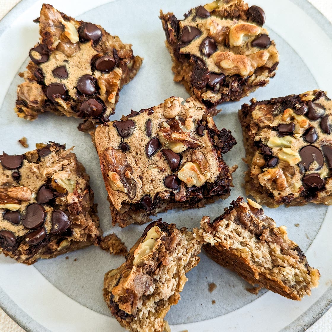 Choco-Nut Oatmeal Squares