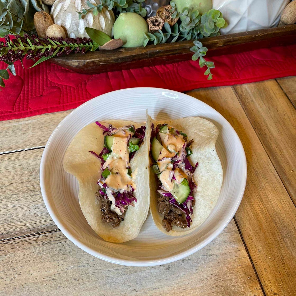 Spicy Hoisin Beef Tacos! 🌮