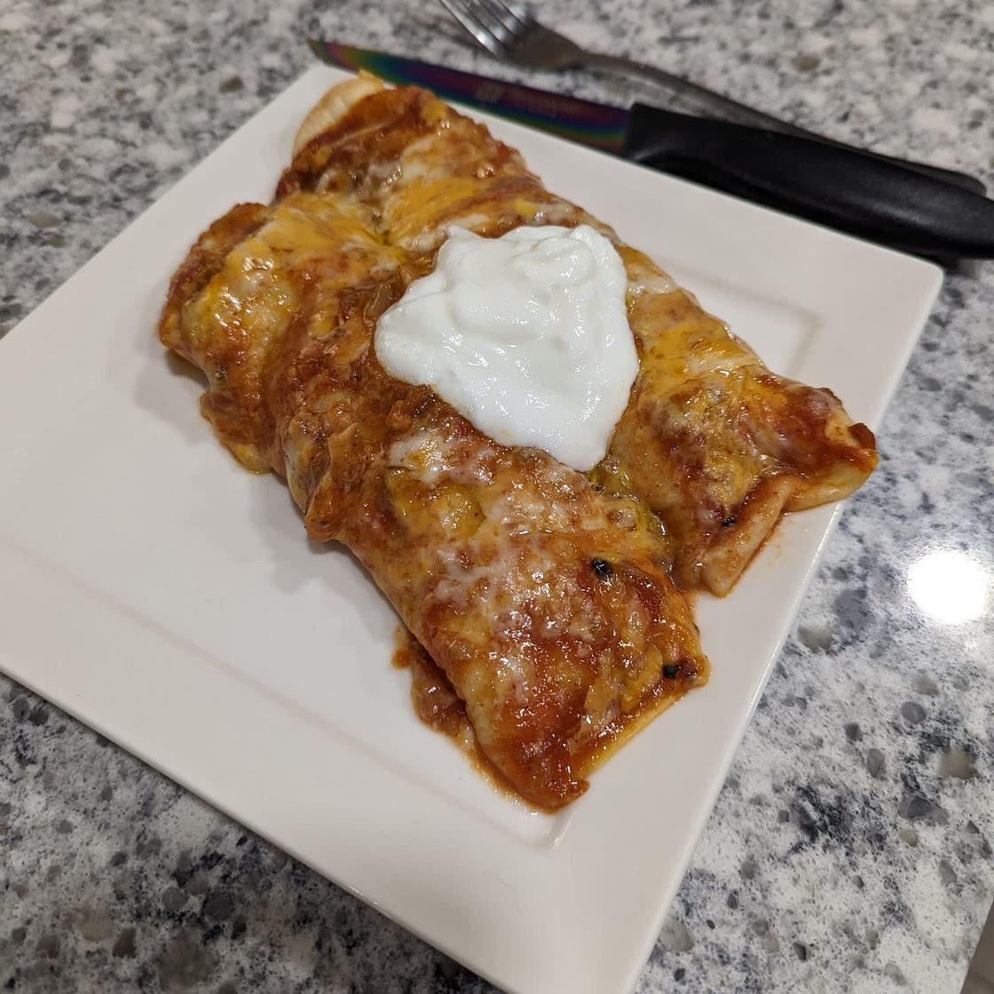 Healthy Chicken Enchiladas
