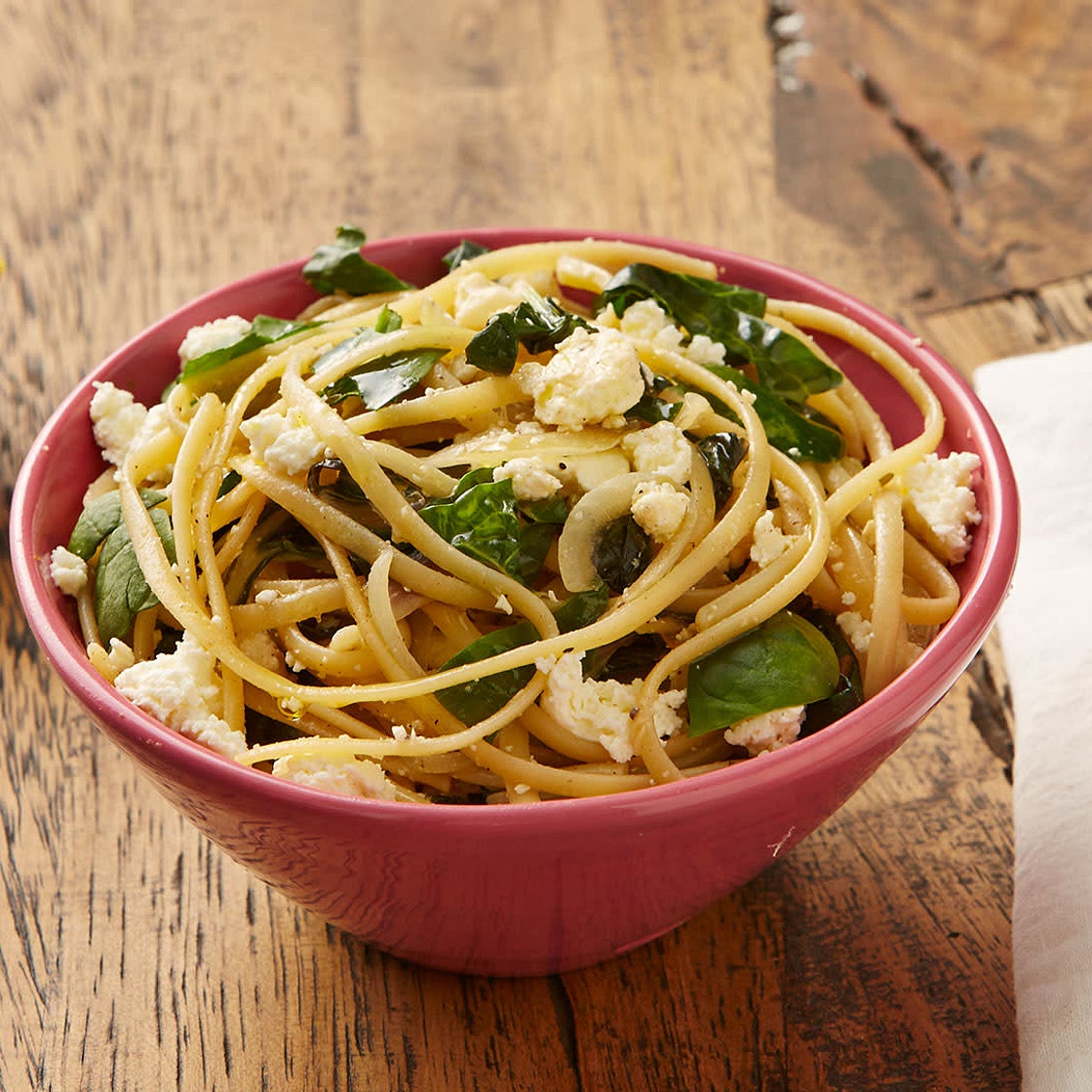 Zesty lemon and ricotta pasta