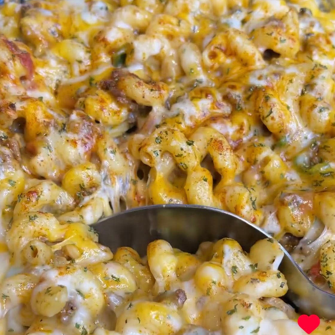 Cheesy Beef Taco Pasta