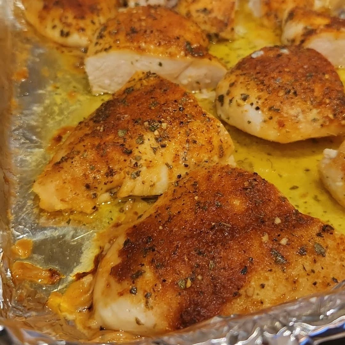Juicy Oven Baked Chicken Breast