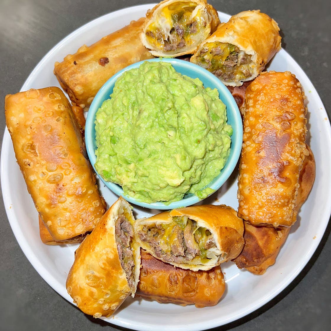 Steak Fajita Egg Rolls
