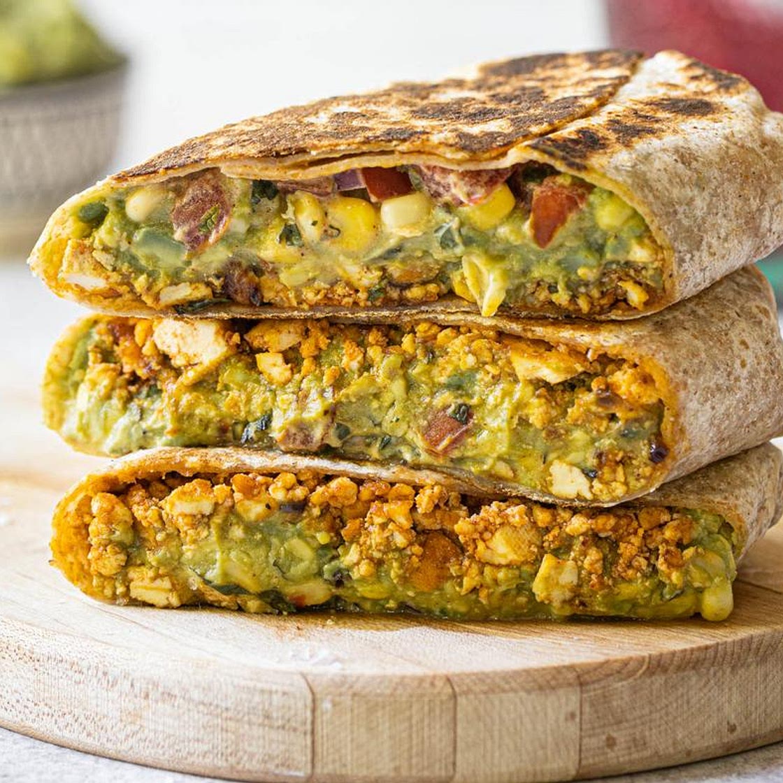 Burritos mexicains croustillants végé