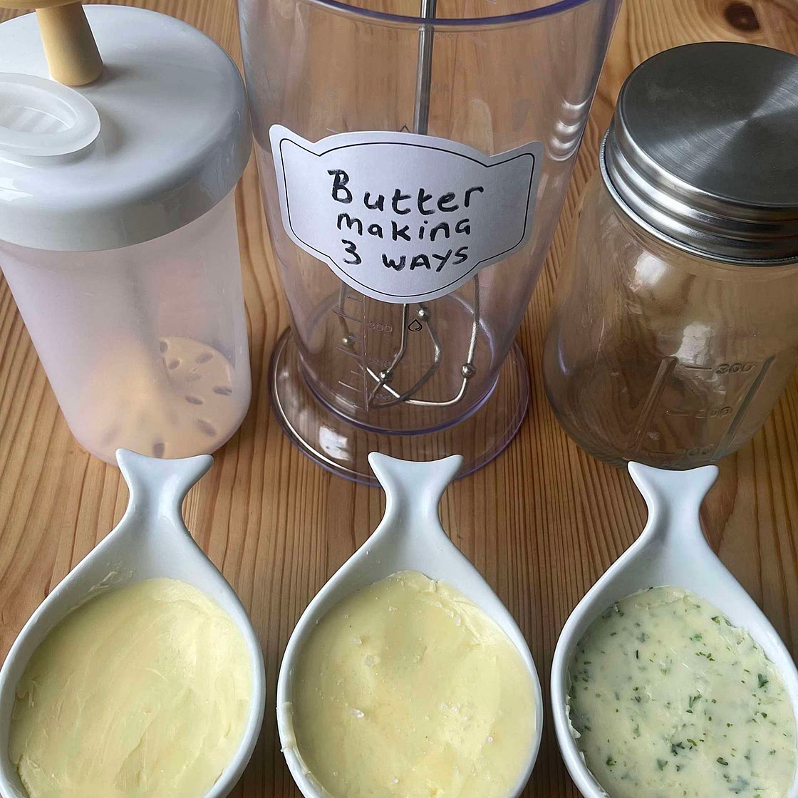 Easy Homemade butter 