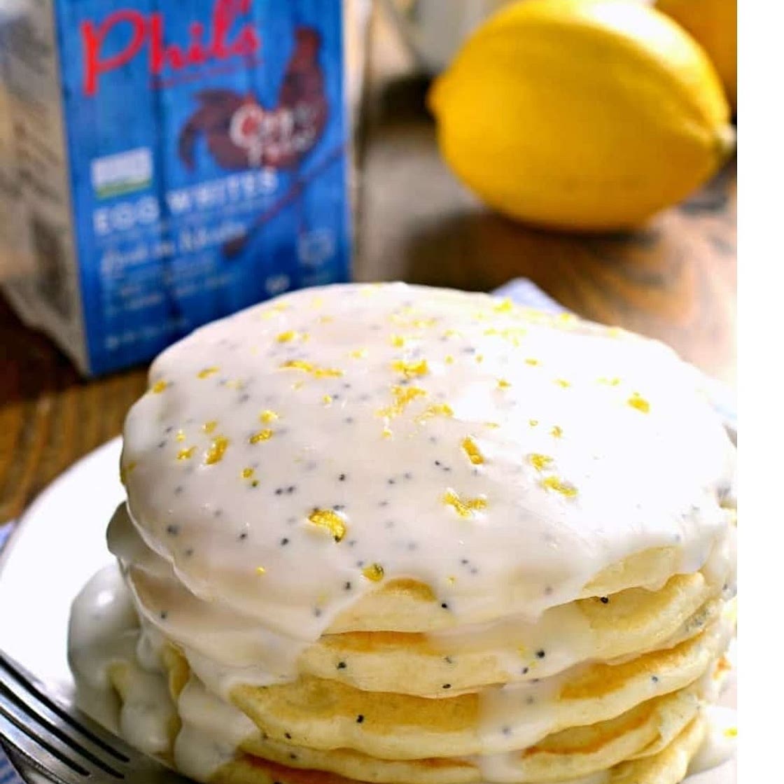 Lemon Poppy Seed Pancakes