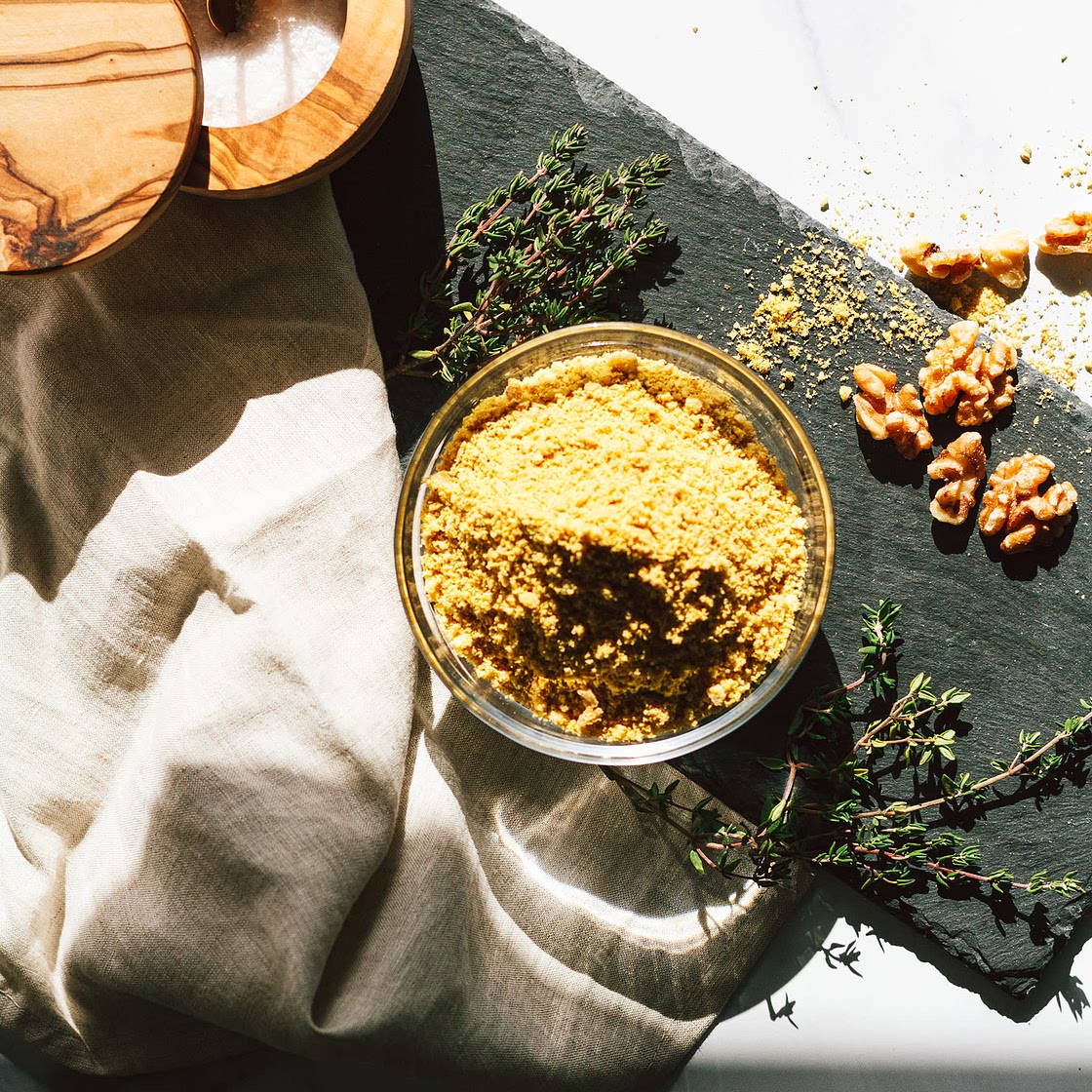 3 Ingredient Vegan Parmesan