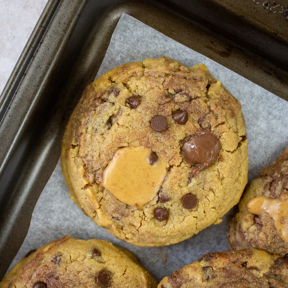 Peanut Butter Nutella Cookies