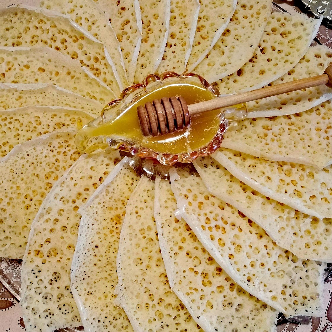 Crêpe à milles trous ( Baghrir)