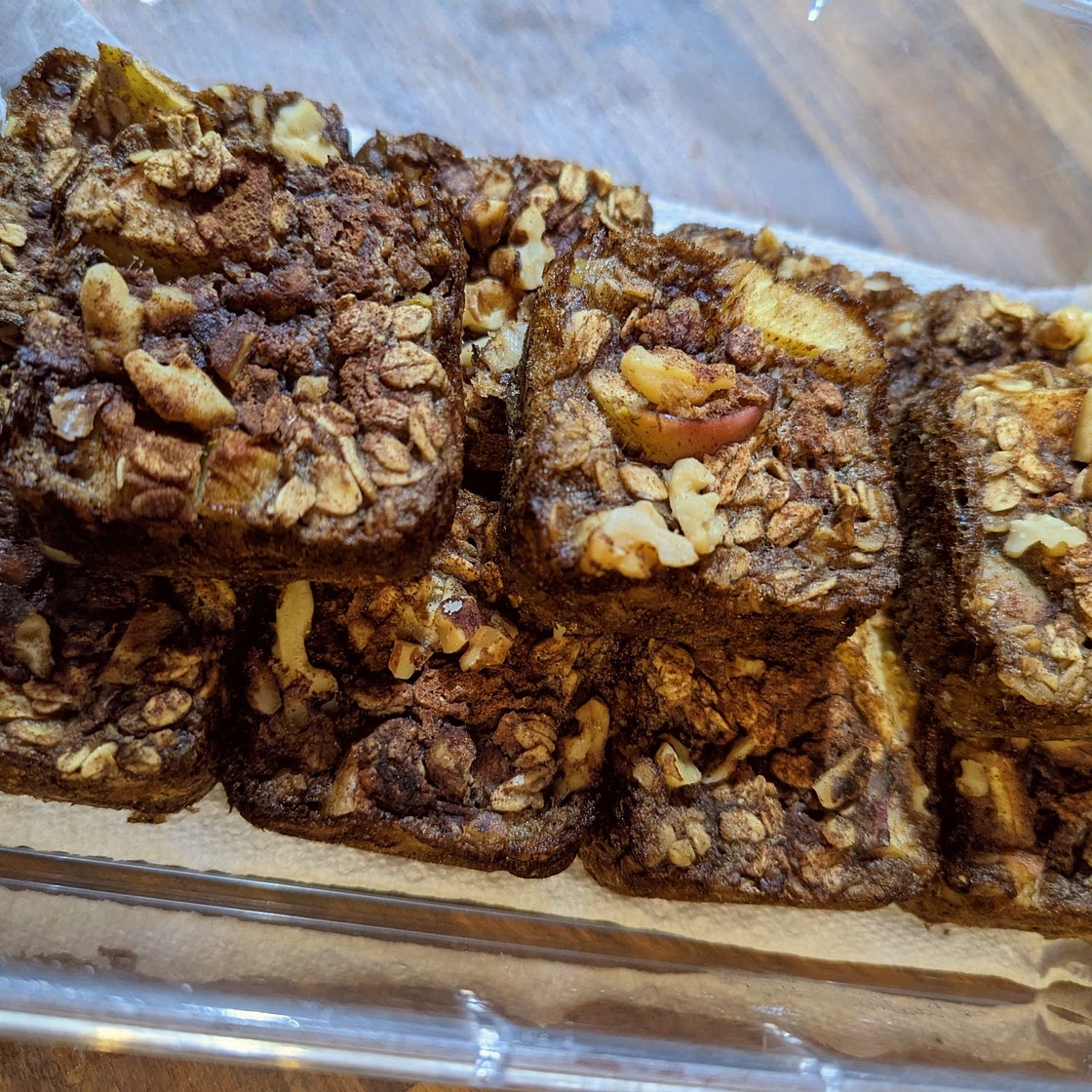 Healthyfied Vegan Baked Apple Oatmeal Muffins