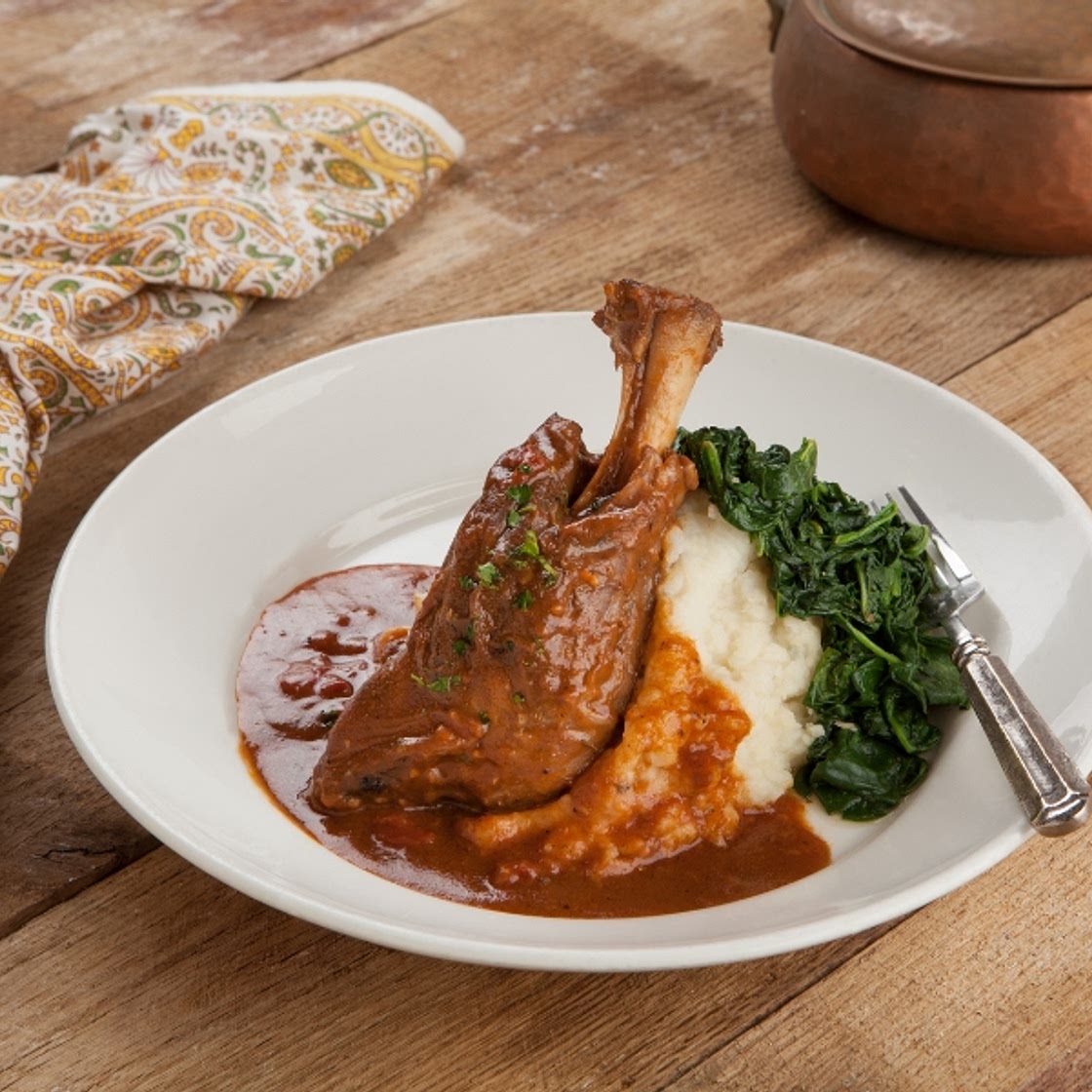 Grandma’s Lamb Shanks in a Wine Sauce