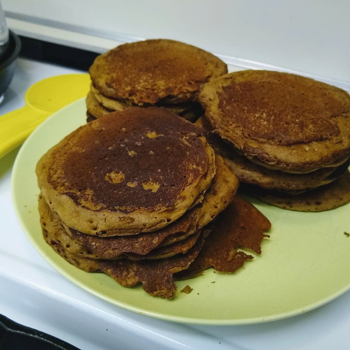Apple Cinnamon Teff Pancakes