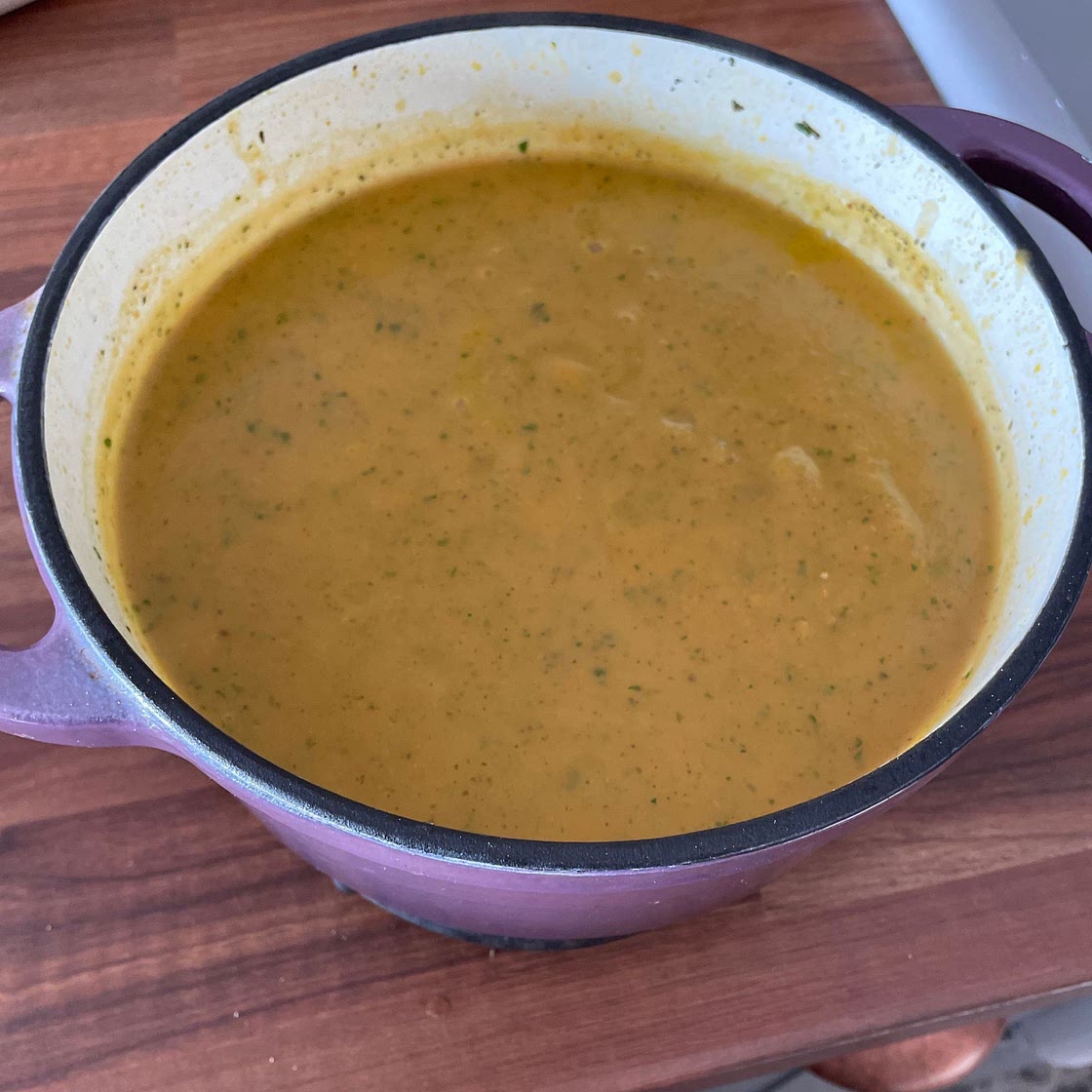 Carrot & coriander soup