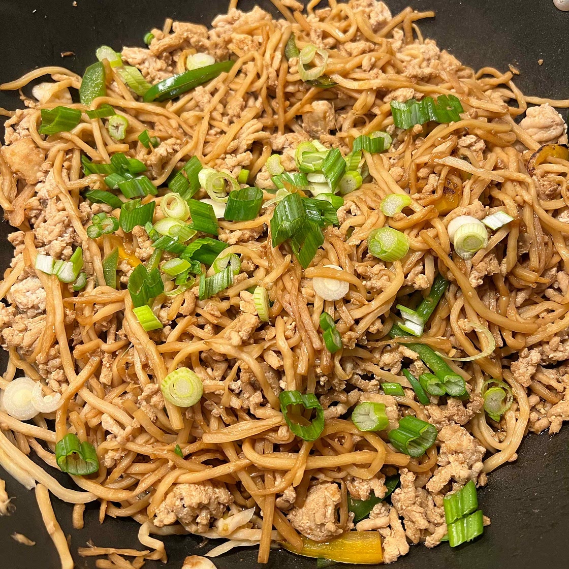 Spicy Hearts of Palm Noodles with Chicken