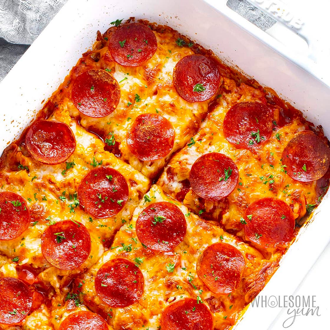 Pizza Casserole (Easy, 5 Ingredients!)