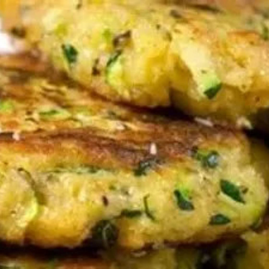Galettes de courgettes au fromage frais
