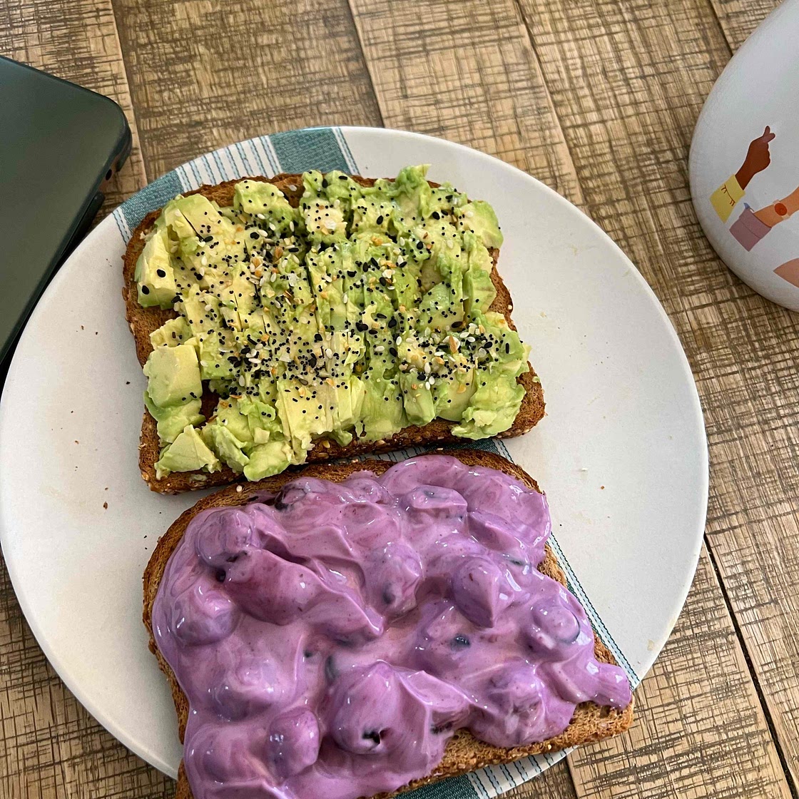 Sweet and savory toast