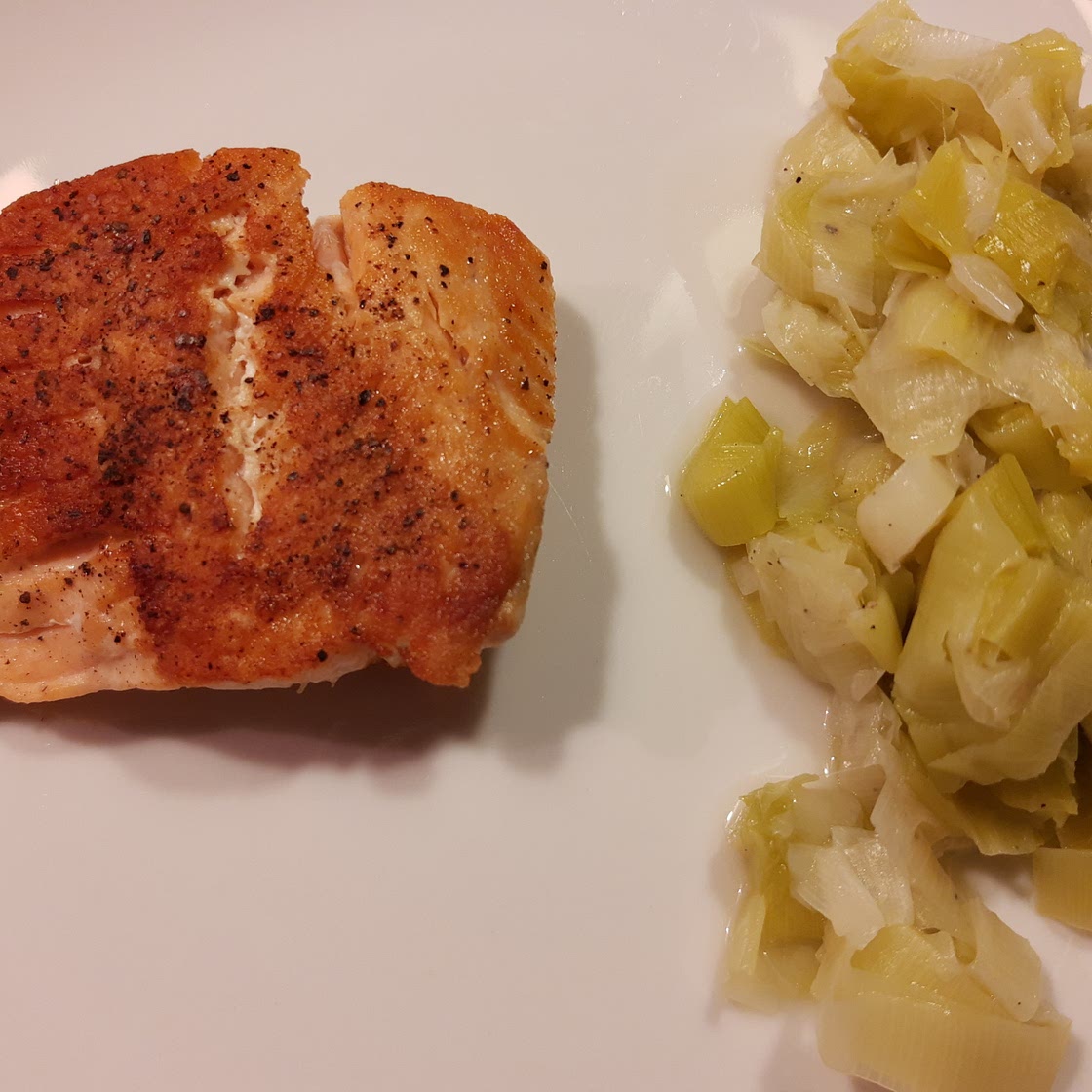 Saturday salmon dinner