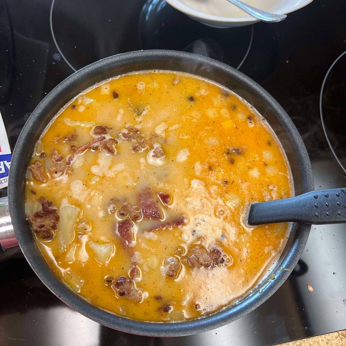 Zappa Toscana soup skinnied down