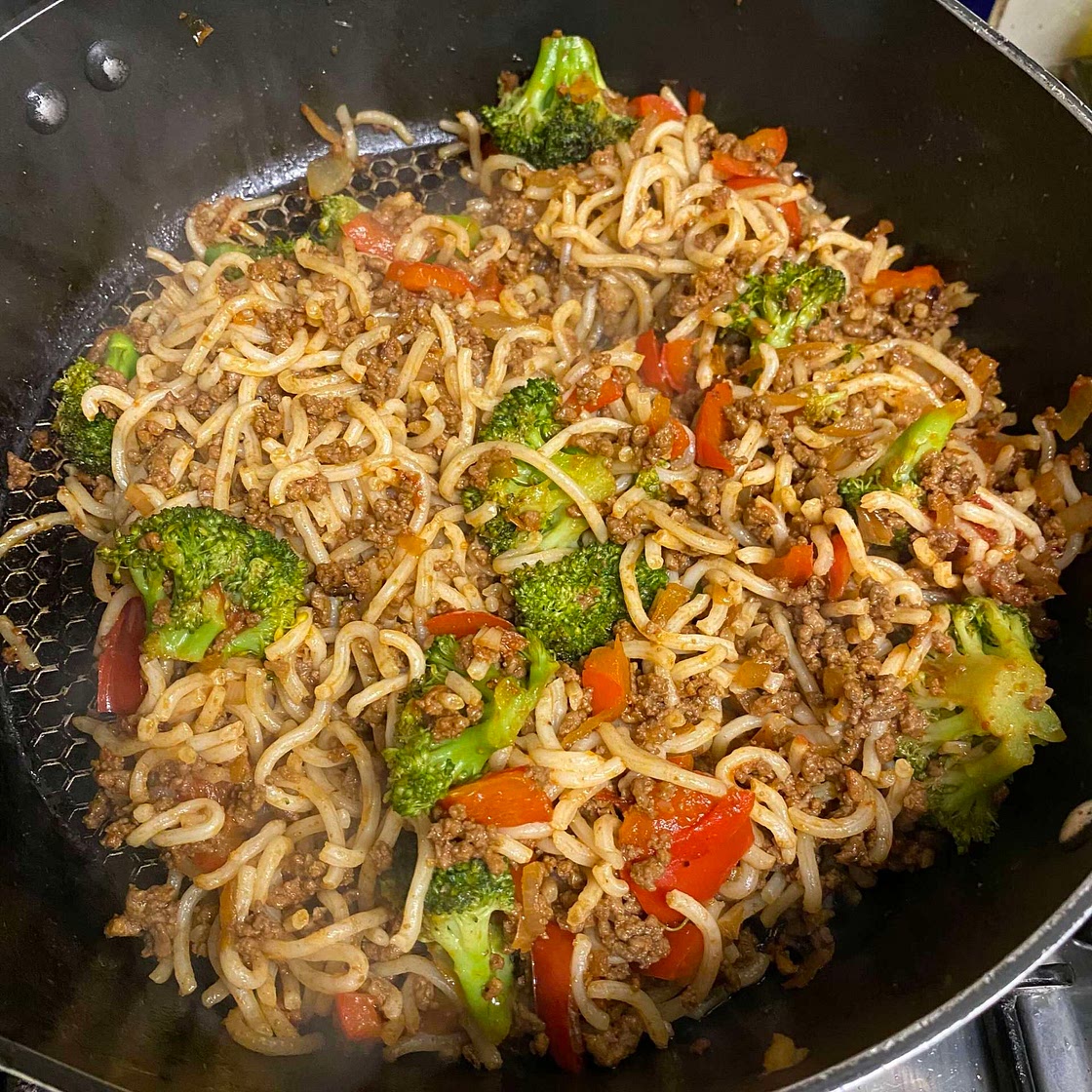 Healthy Beef Ramen Noodles