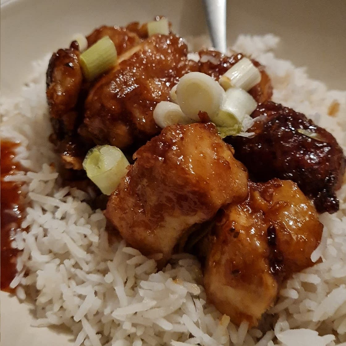 Orange Chicken with Jasmine Rice