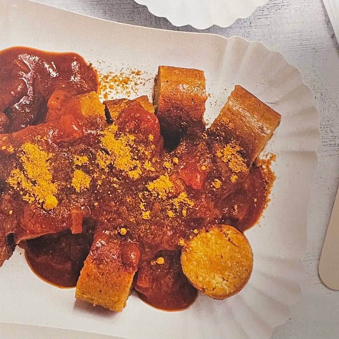Currywurst (vegan) 