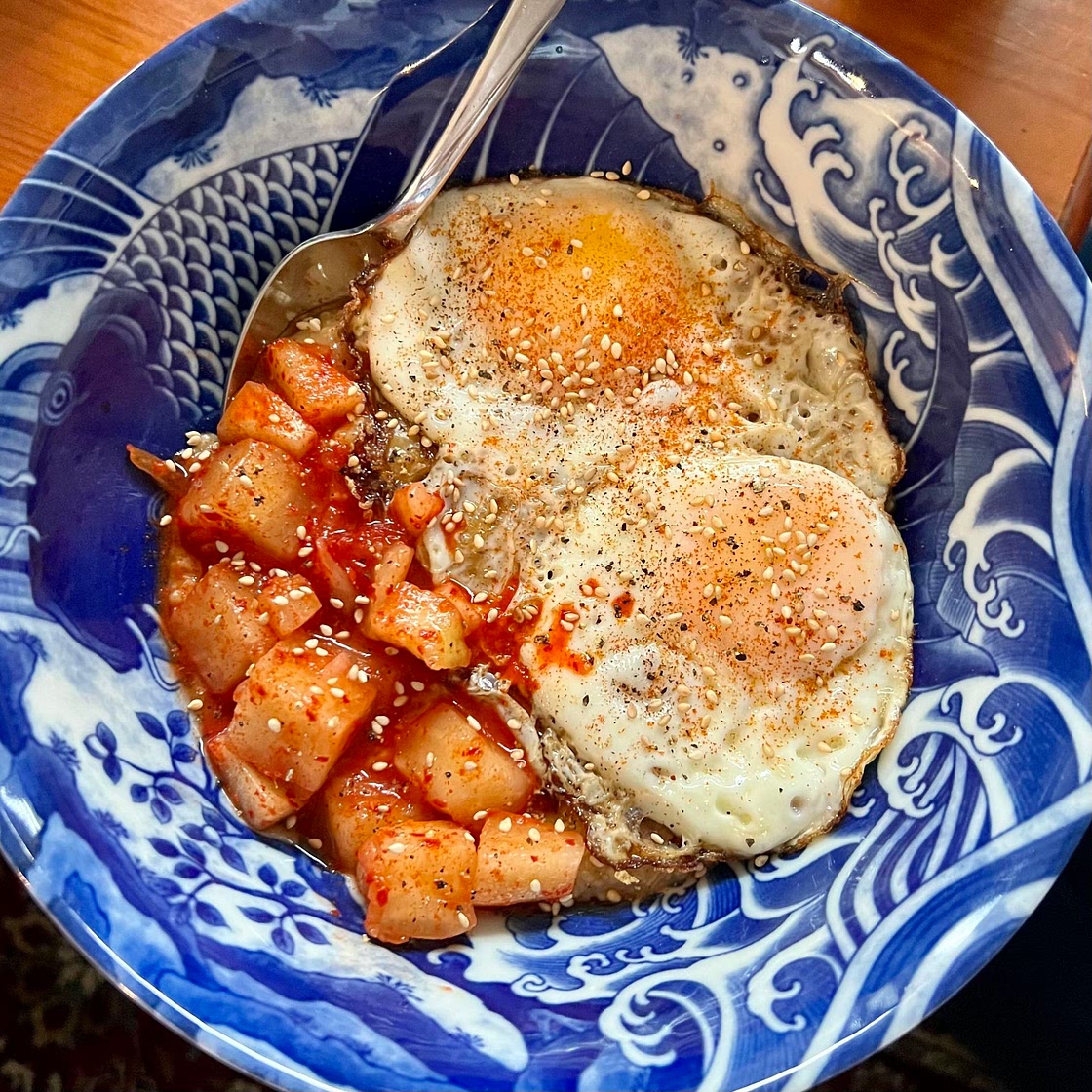 Korean savory oats