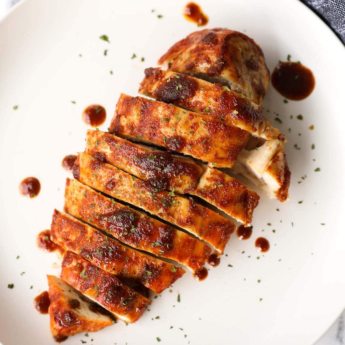 Juicy Air Fryer Frozen Chicken Breasts (No Thaw)