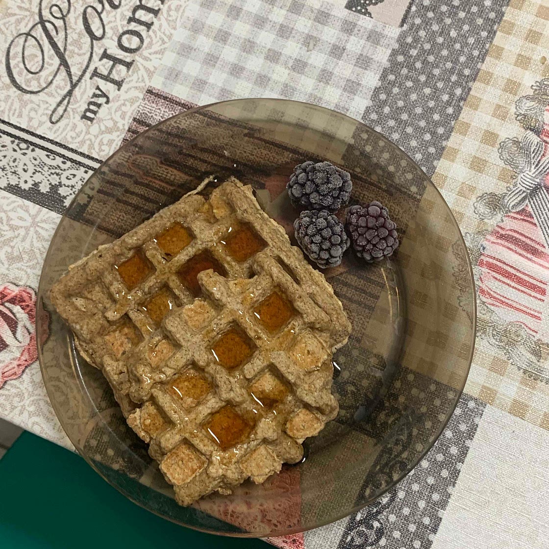 Healthy cinnamon waffel recipe