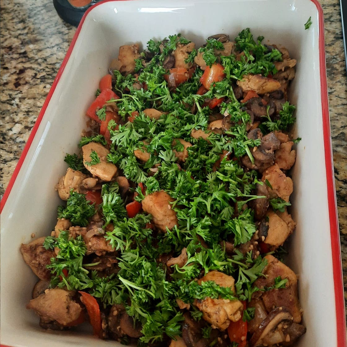 Mushroom Chicken Bites